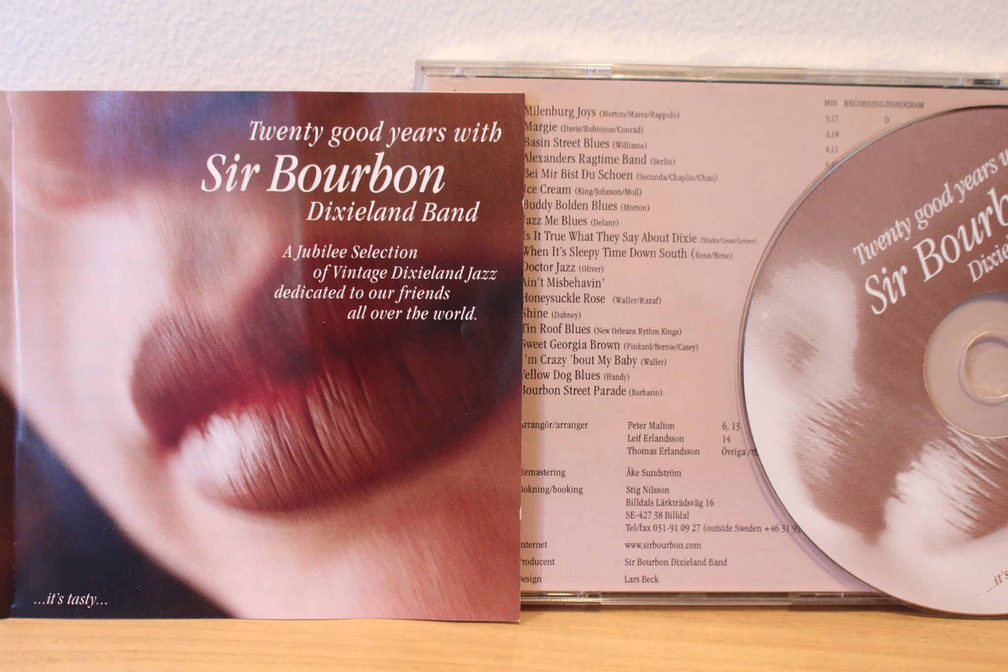 CD, Sir Bourbon, jazz, storband