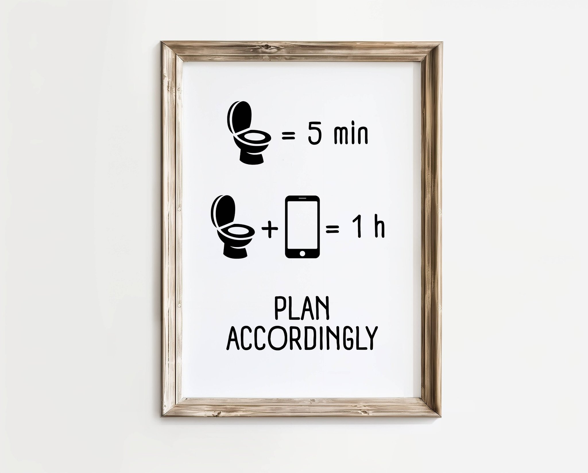 Plan Accordingly – Humörposter | A4 | Rolig present | SkattkammarenSE