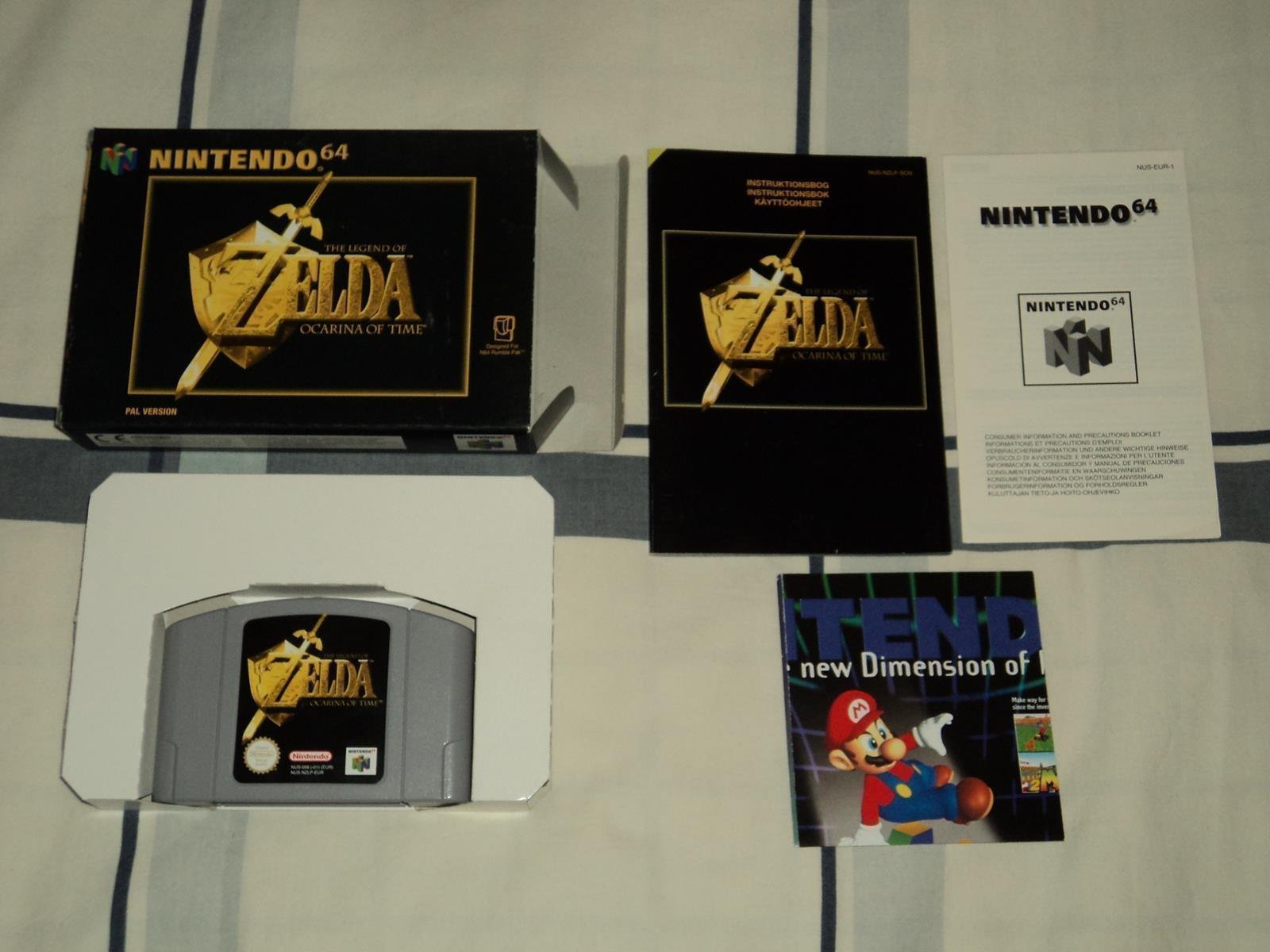 N64 Zelda Ocarina of Time Komplett