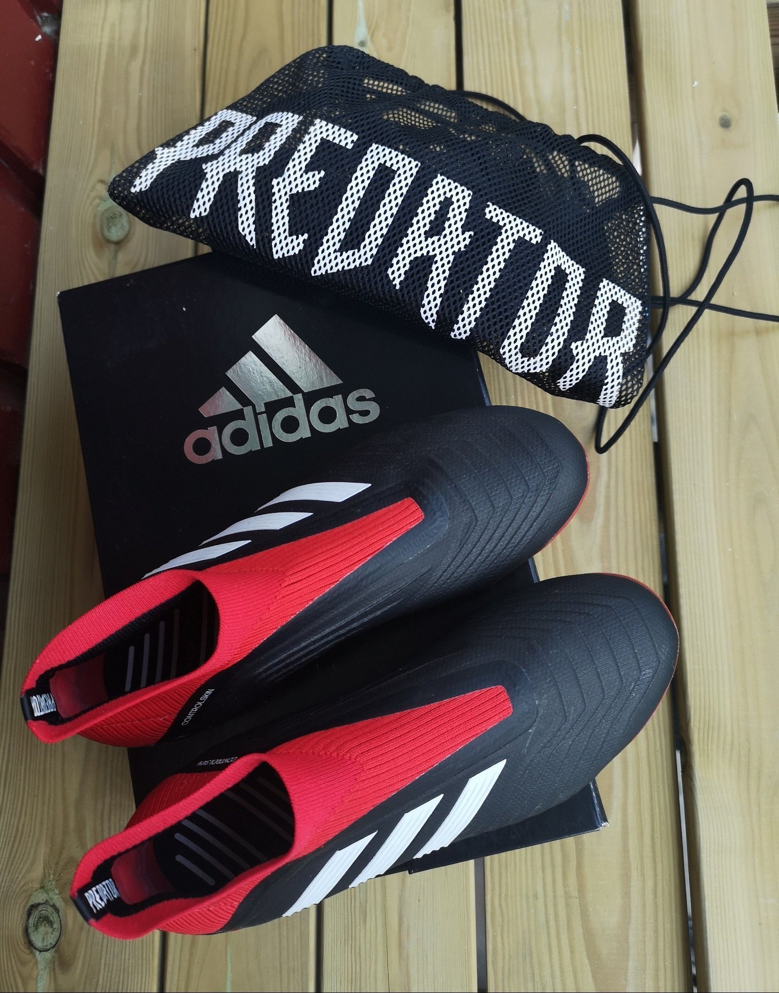 Adidas Predator fotbollsskor stl 38, som nyskick, träningsskor,