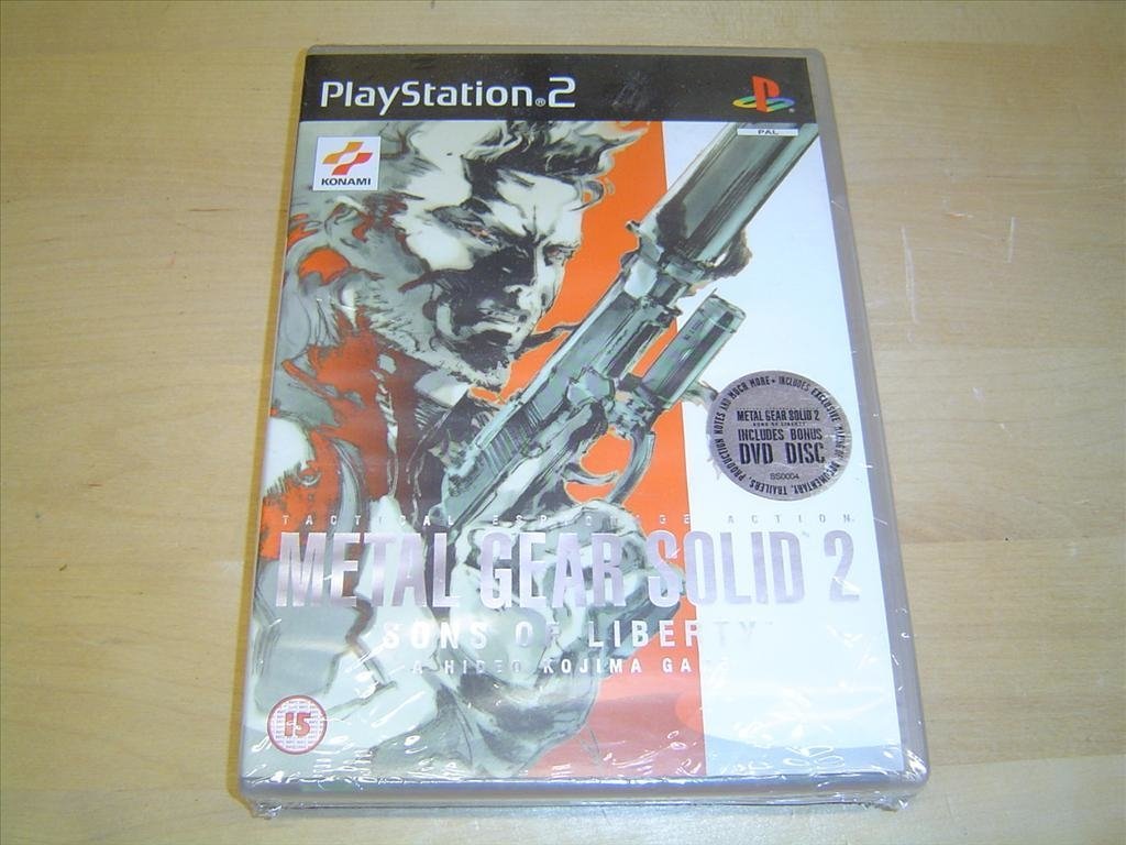 Metal Gear Solid 2 Sons of Liberty Sony Playstation 2 PS2 PAL *NYTT*