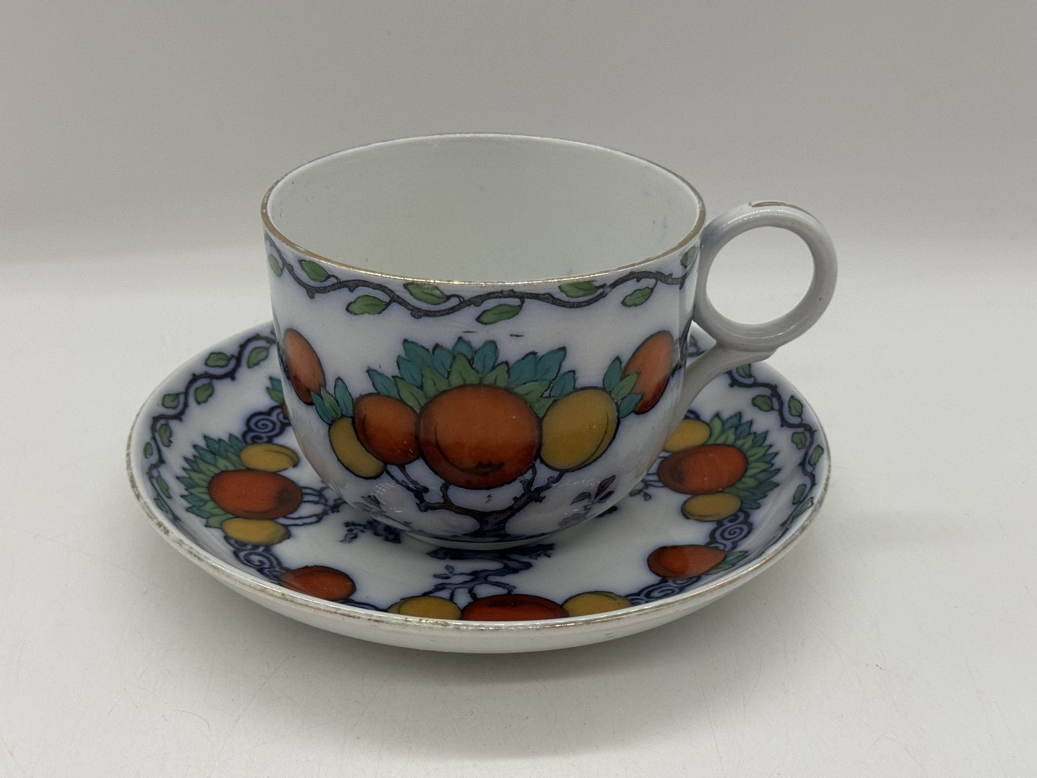 ÄLDRE STOR TEKOPP / JUMBOKOPP LOSOL WARE CHANDOS KEELING &amp; CO BURSLEM ENGLAND