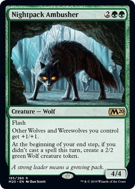 Nightpack Ambusher - Magic The Gathering