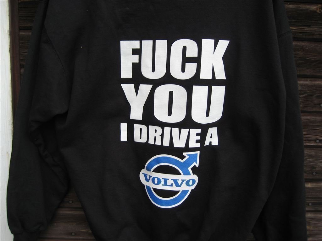 HUVTRÖJA HOOD FUCK YOU I DRIVE A VOLVO EPA TRAKTOR STORLEK L HUVTRÖJA HOOD FUCK YOU I DRIVE A VOLVO EPA TRAKTOR STORLEK L