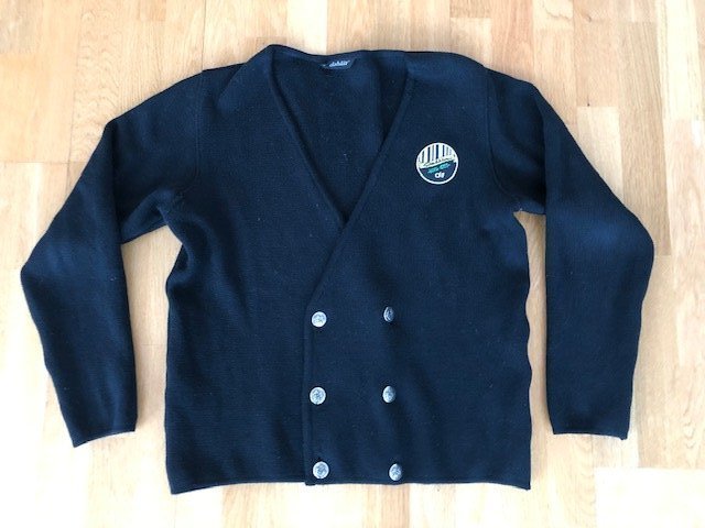 Svart kofta/Cardigan Dahlin, stl M, svensk tillverkad