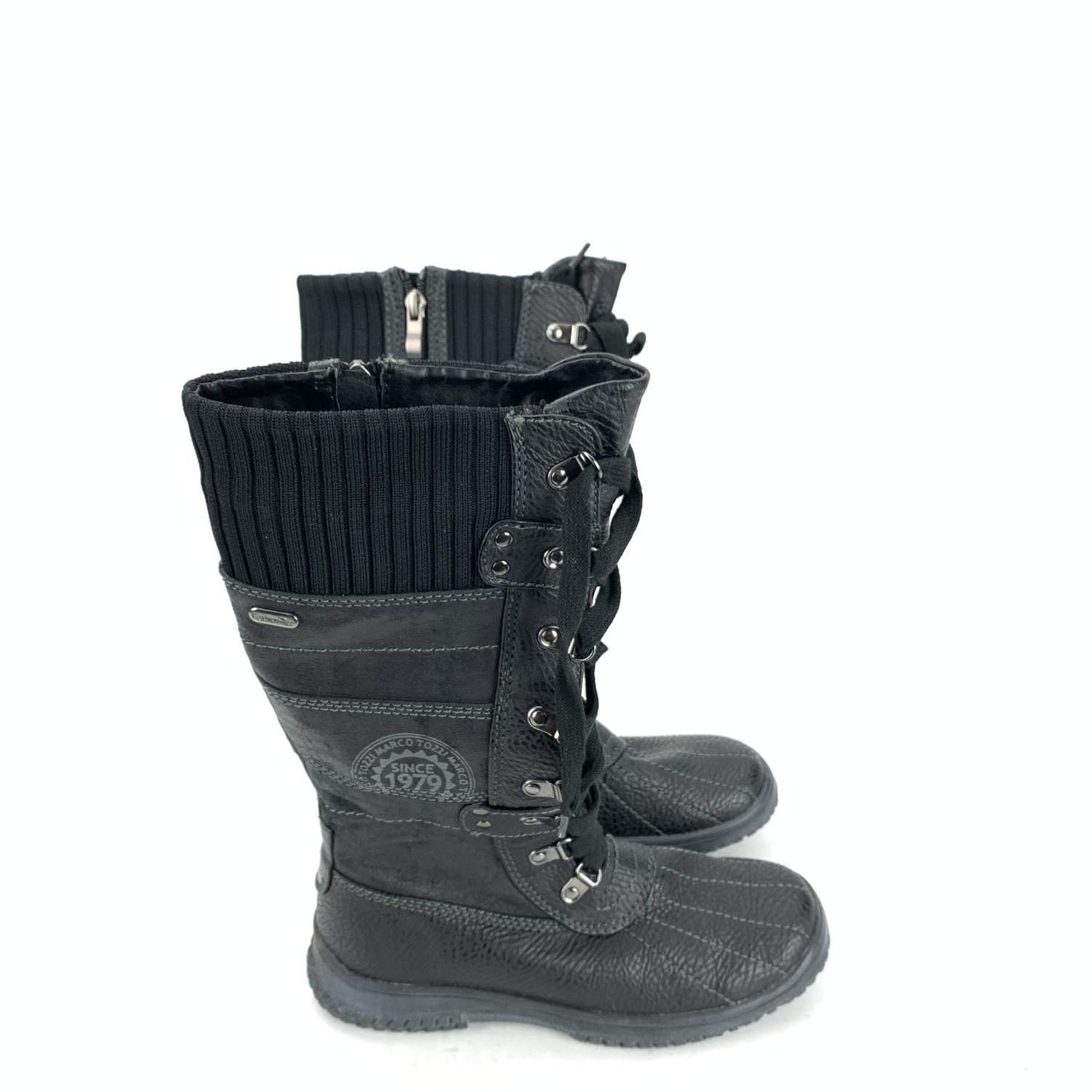 Stövlar, Marco Tozzi, Fashion Tex, stl 36, Svart Stövlar, Marco Tozzi, Fashion Tex, stl 36, Svart