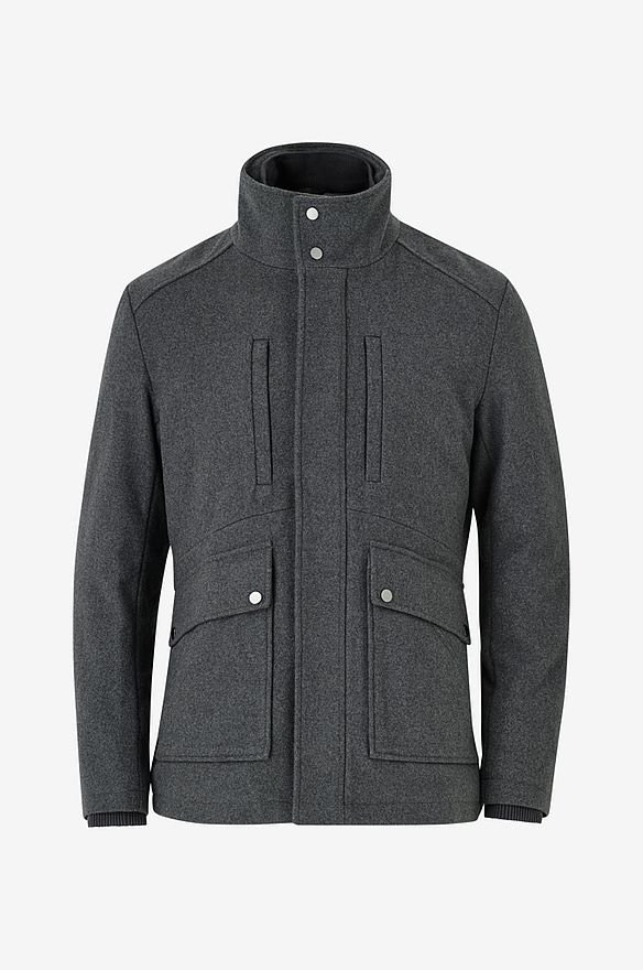 NY grå stilig jacka duffel från Esprit, ullmix NY grå stilig jacka duffel från Esprit, ullmix