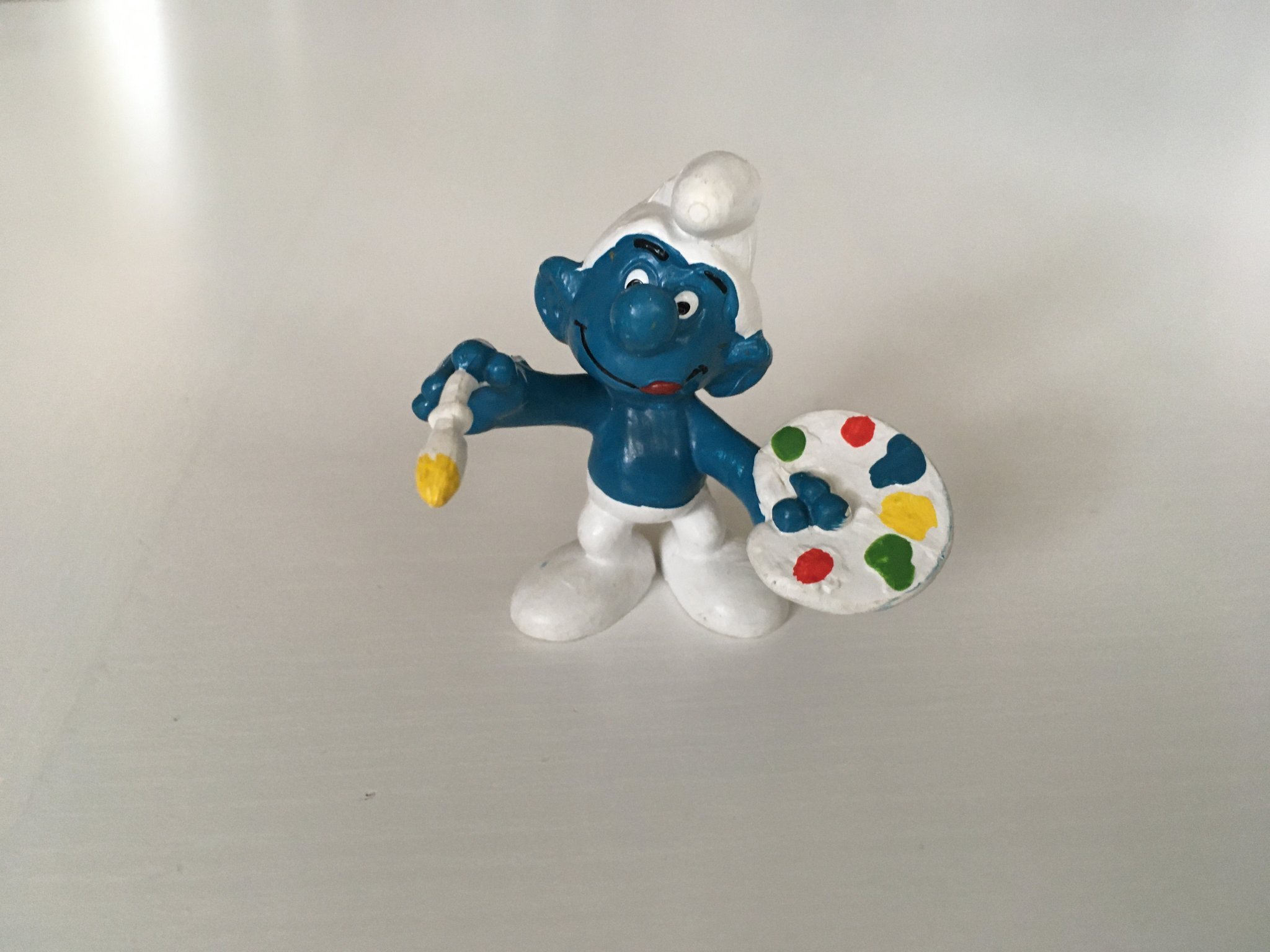 Konstnärs Smurf Peyo, Schleich.