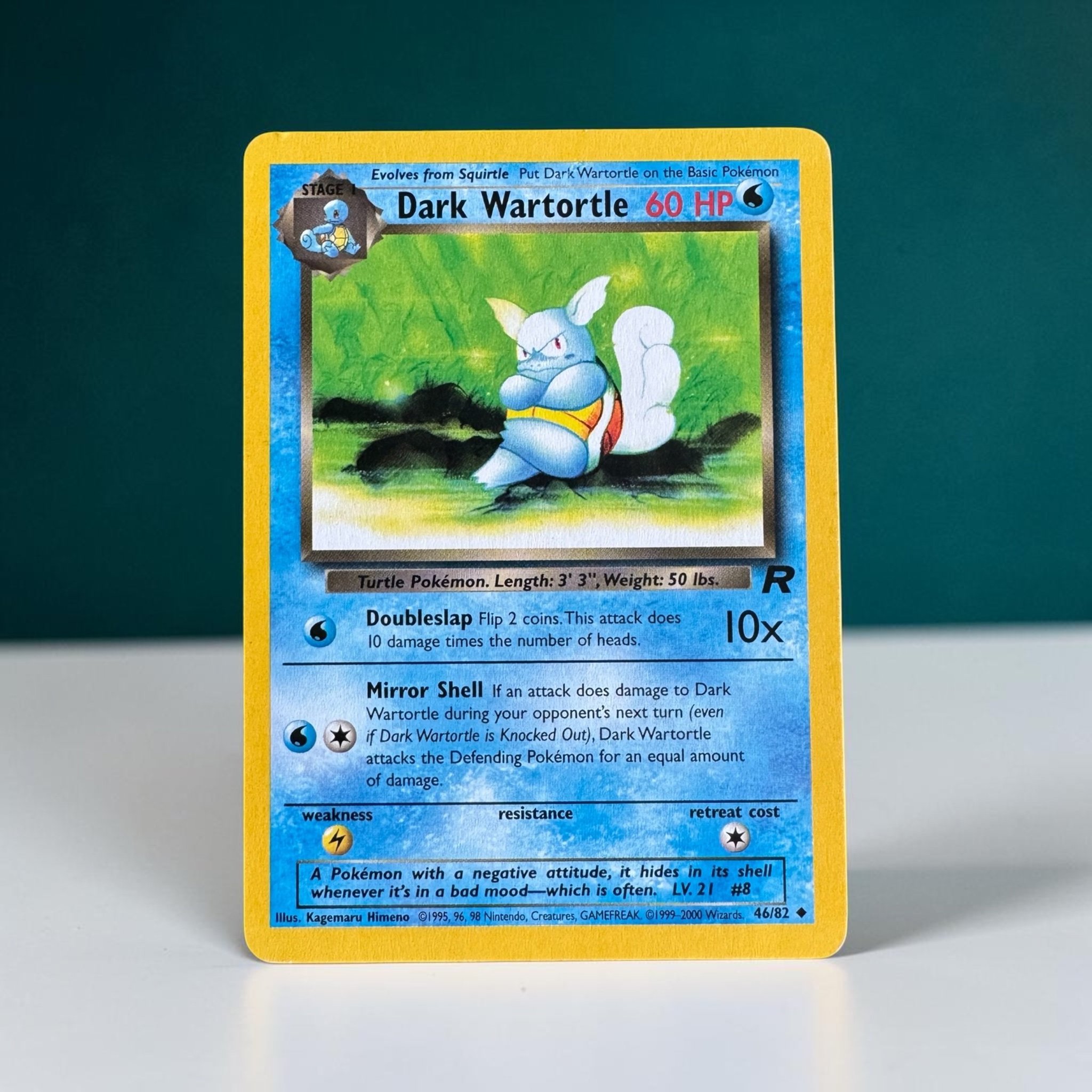 Se produkter som liknar Dark Wartortle 46/82  Team R.. p Tradera  (727285086)