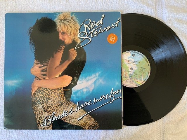 ROD STEWART. Blondes Have More Fun (WB) (1978) LP