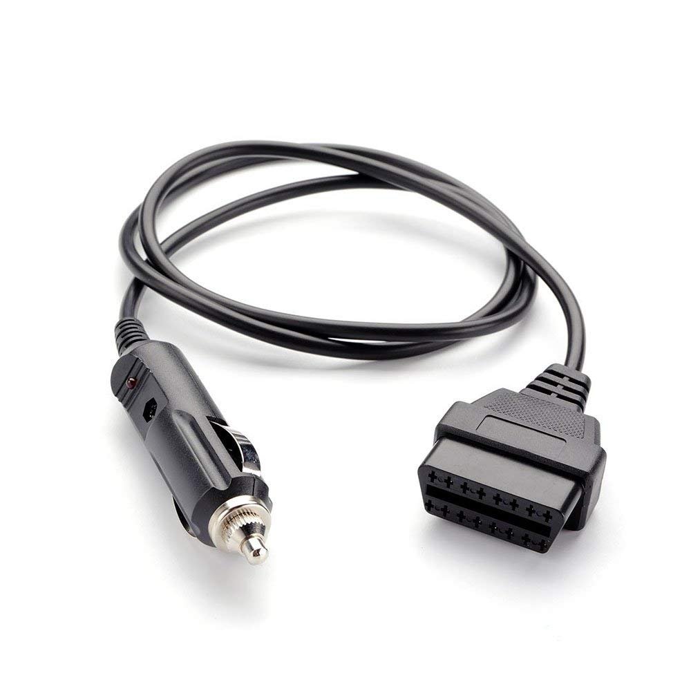OBD-adapter Cigarettändaruttag till OBD hona 1 meter