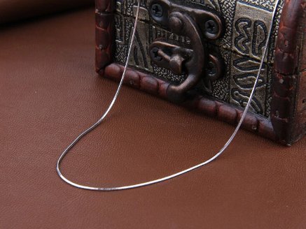 SILVER Halsband Länk Smycke för ex. Fest, Bröllop, Sommar 925 Pläterad