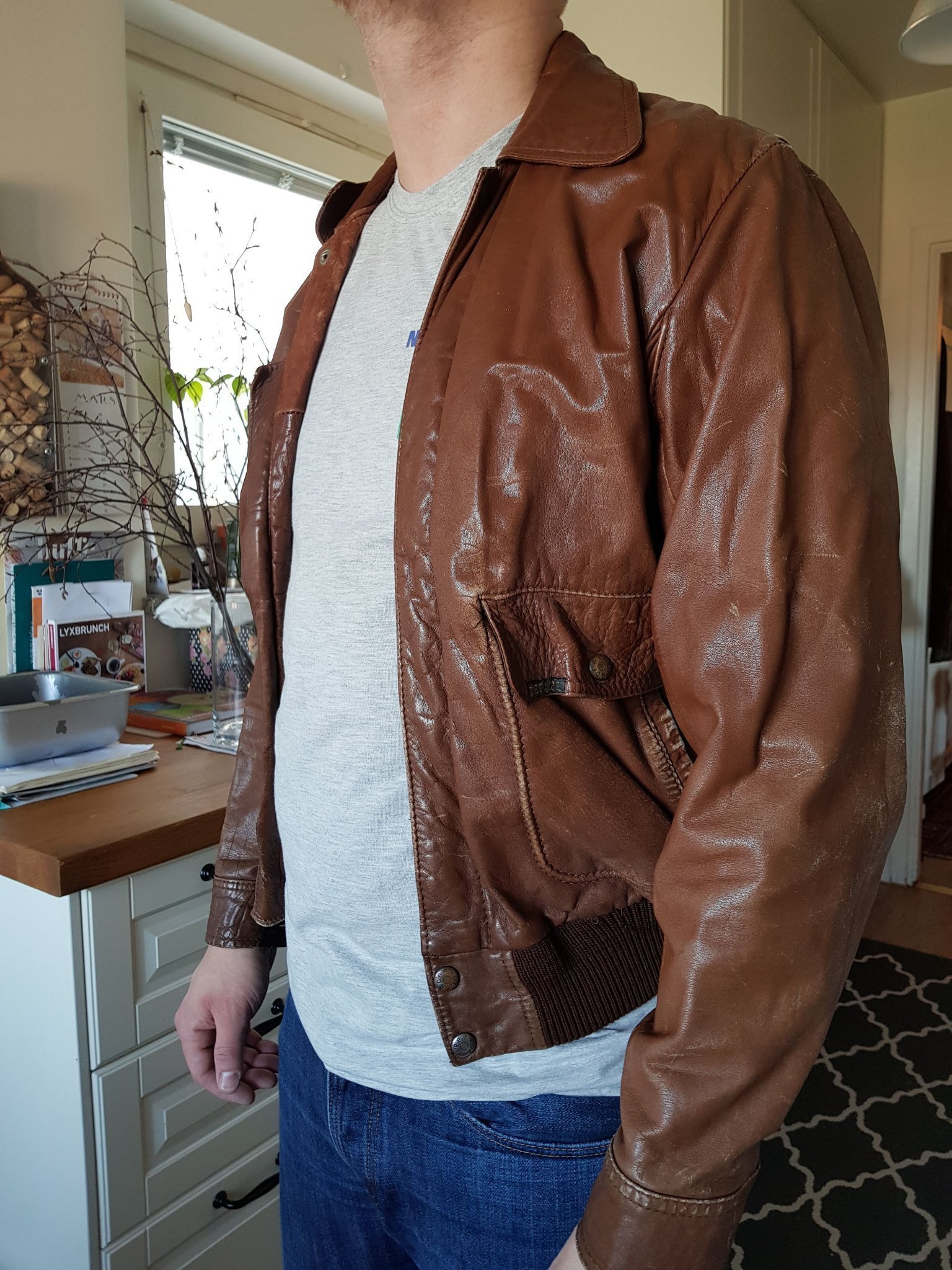 Petroff skinnjacka 70 tal vintage Petroff skinnjacka 70 tal vintage