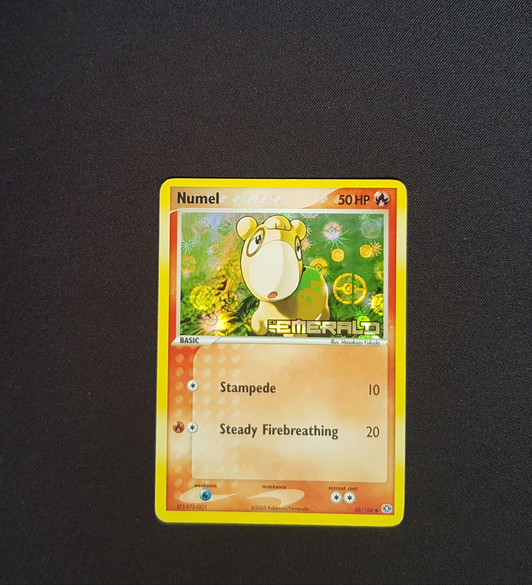 Numel 58/106 Stamped Common Reverse Holo Ex E.. Köp på Tradera