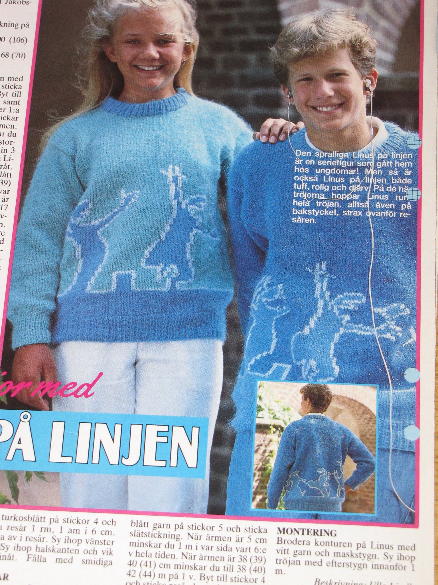 Vuxen stl. Linus på Linjen. Minns du den arga gubben? Passar en 70-talist