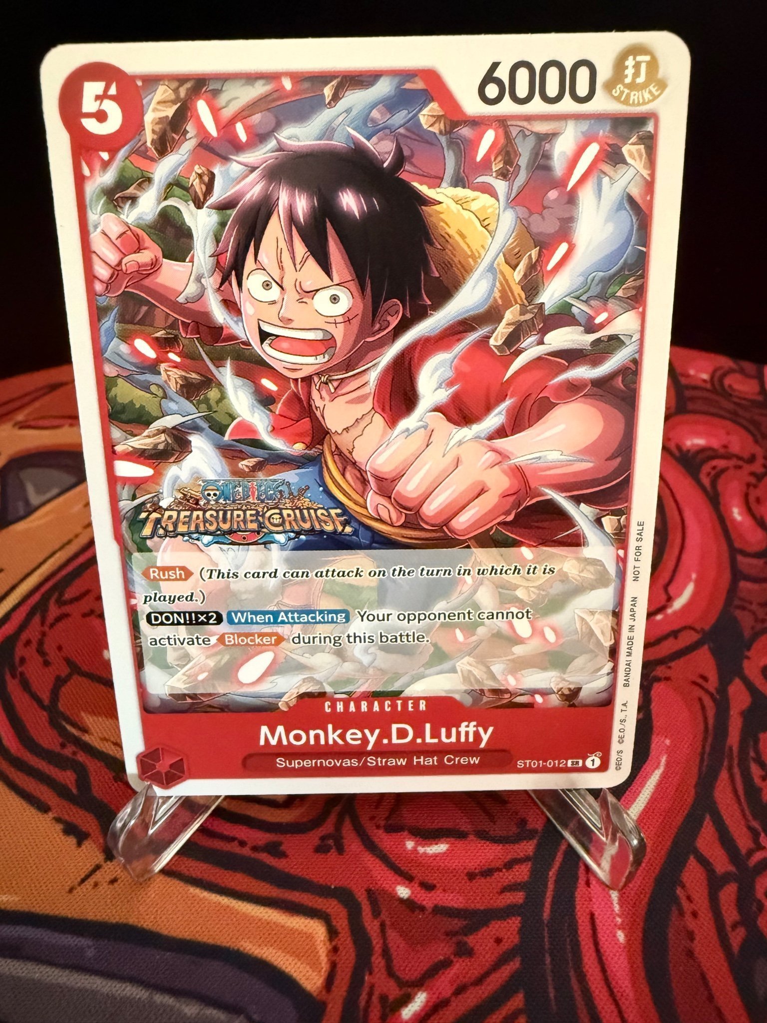 ワンピース カードゲーム MONKEY D. LUFFY #012 Onepiece Card Monkey D. Luffy SR/P OP12-015 op12 Legacy Of The