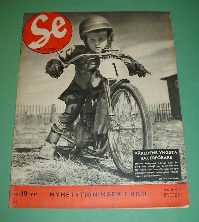 SE nr 38 1947 - Leif Ekberg (Nässjö), bikini,timmerflottning