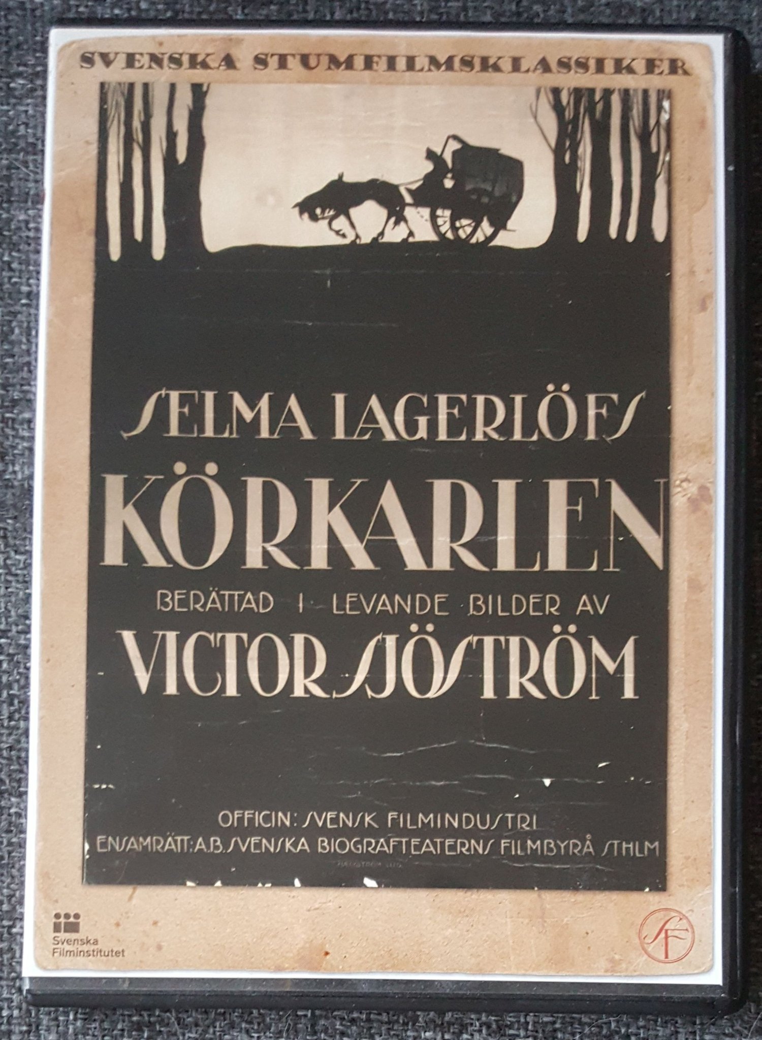 Körkarlen DVD 1920 Victor Sjöström Selma Lagerlöf Svenska Stumfilmsklassiker