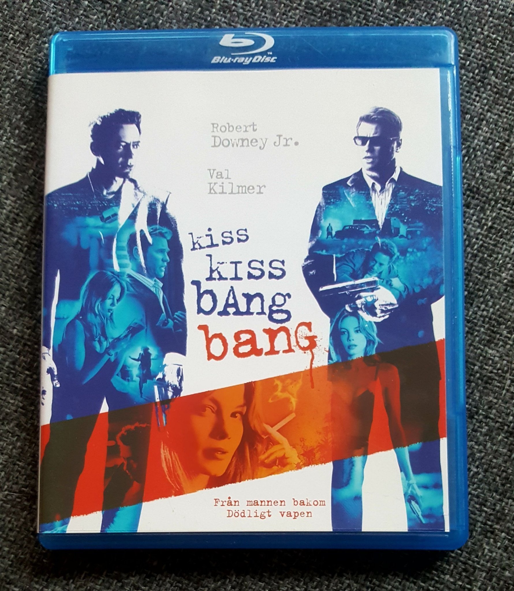 Kiss Kiss Bang Bang Blu-ray Svensk Utgåva Robert Downey Jr Val Kilmer *Raritet*