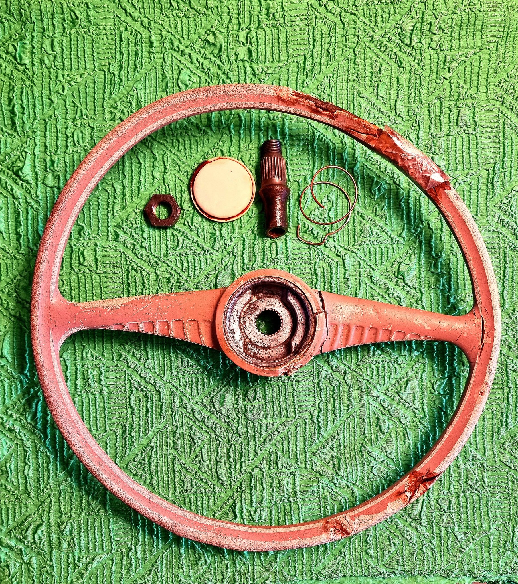 RARE Batwing steering wheel Vw typ 1 oval Split.. Köp på Tradera