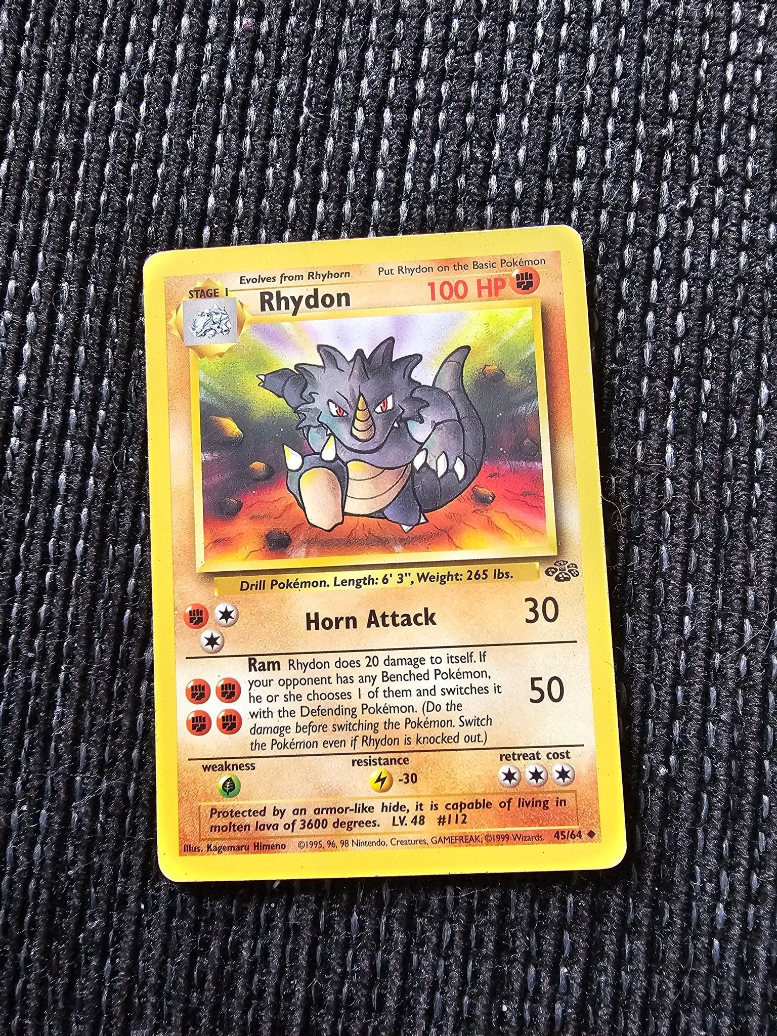 Se produkter som liknar Rhydon 45/64 Jungle Pokemonkort p Tradera  (727200538)