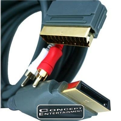 SCARTKABEL RGB MED STEREO LJUDKABLAR (Nytt) till Microsoft Xbox 360