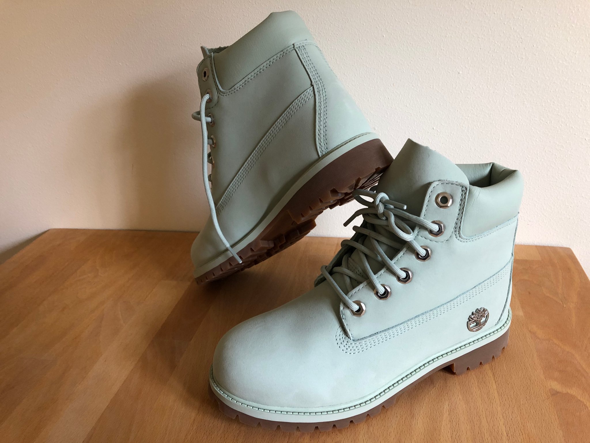 timberland mint green
