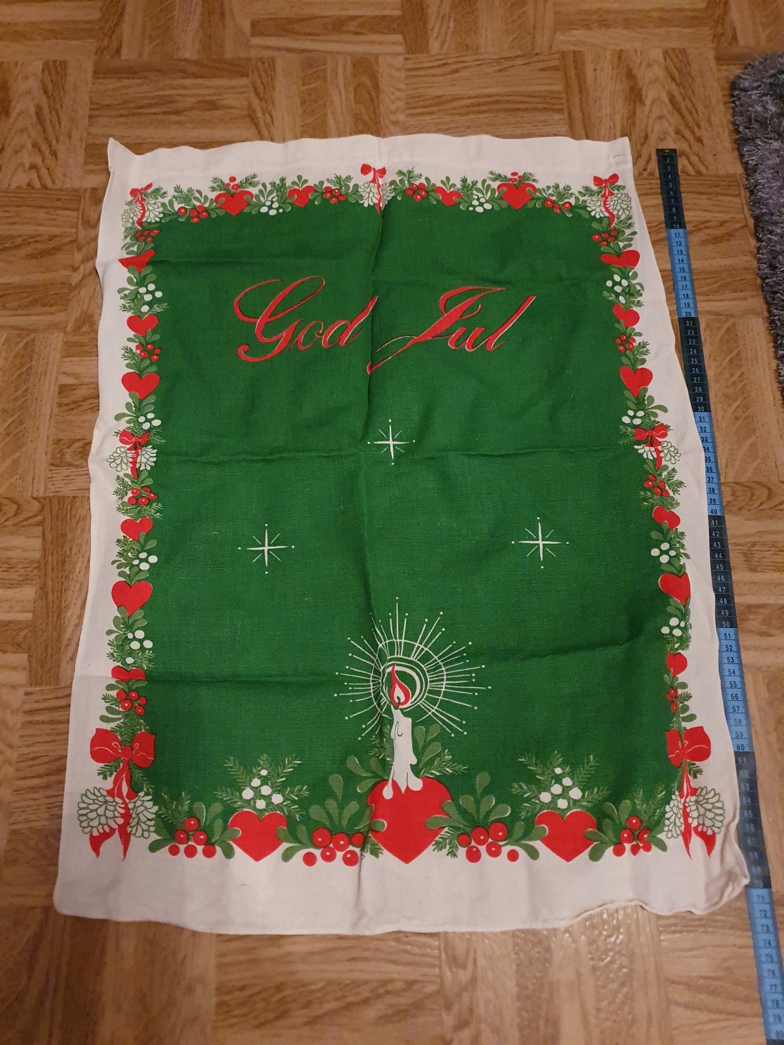 Se produkter som liknar Jul paradhandduk retro vintag.. på Tradera