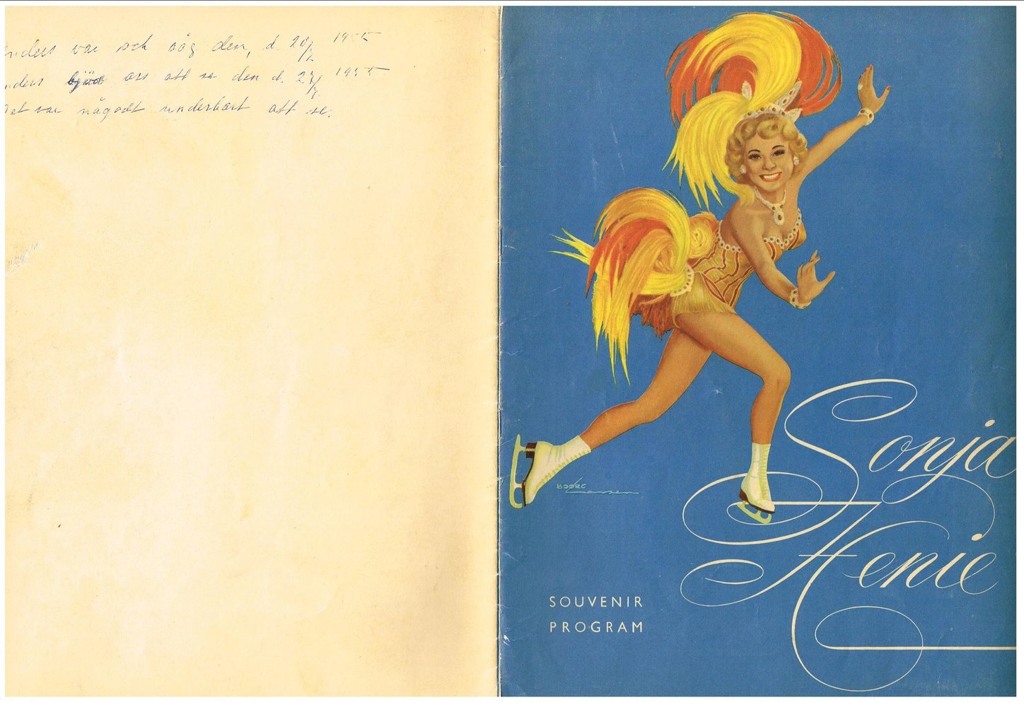SONJA HENIE och hennes IS-REVY 1955 - program -.. | Köp på Tradera ...