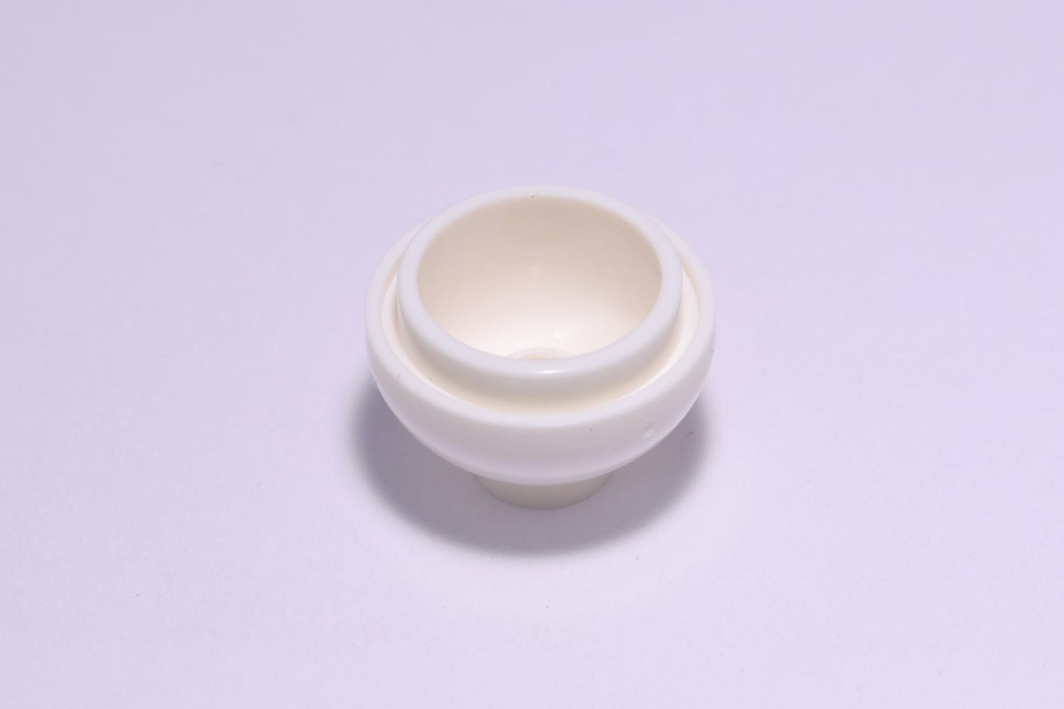 LEGO bit 15395 White Brick, Round 2 x 2 Dome Bottom