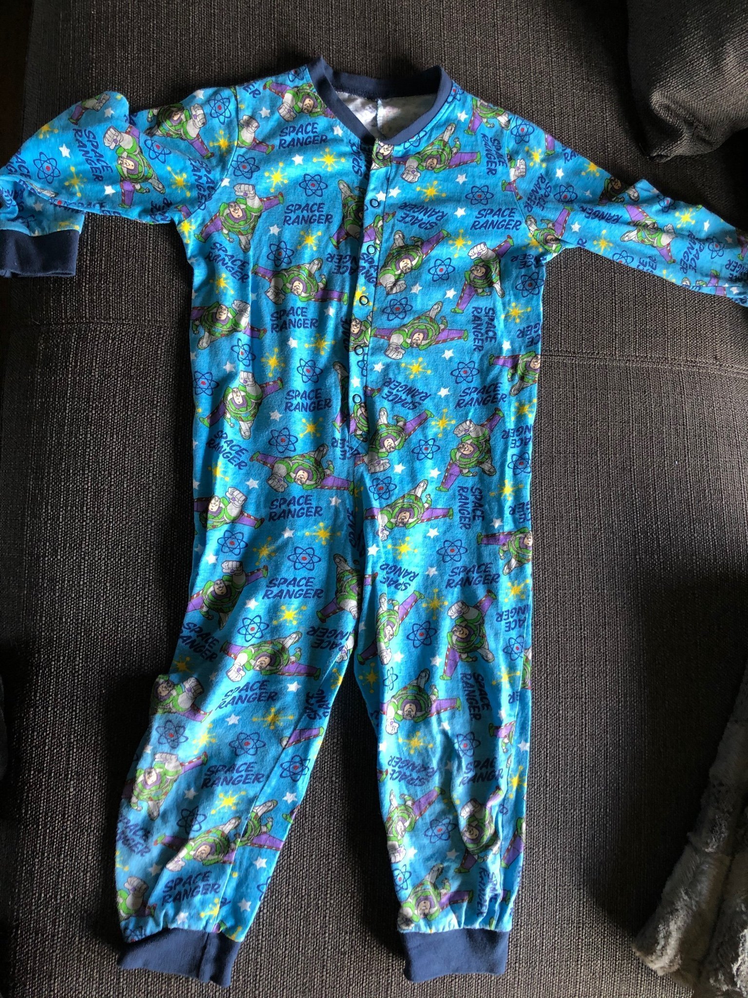 Nyskick turkos Space Rangers toys story disney pyjamas/dräkt. Jumpsuit.