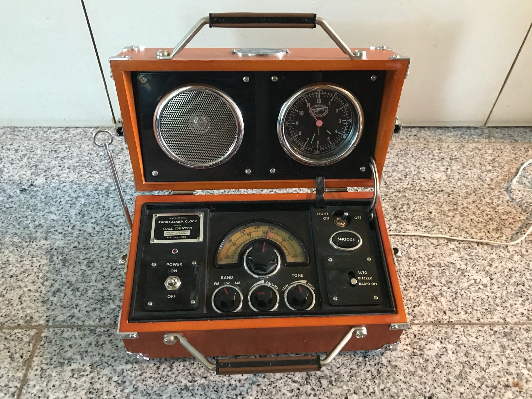 Vintage Spirit of St. Louis, Radio Alarm Clock .. (412566403) ᐈ Köp på