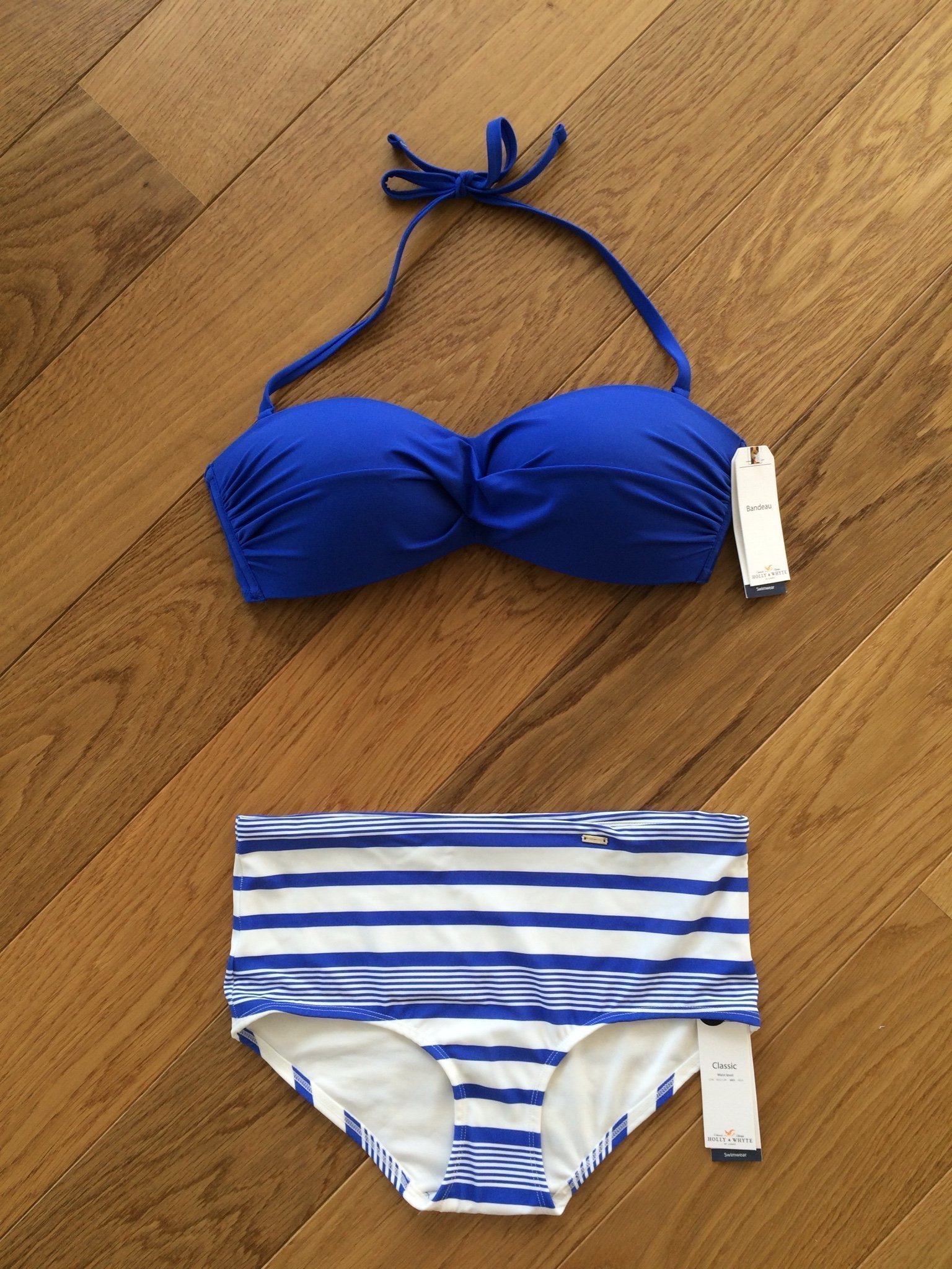 Lindex Holly & Whyte ny blå randig bikini dam t.. (411167109) ᐈ Köp på