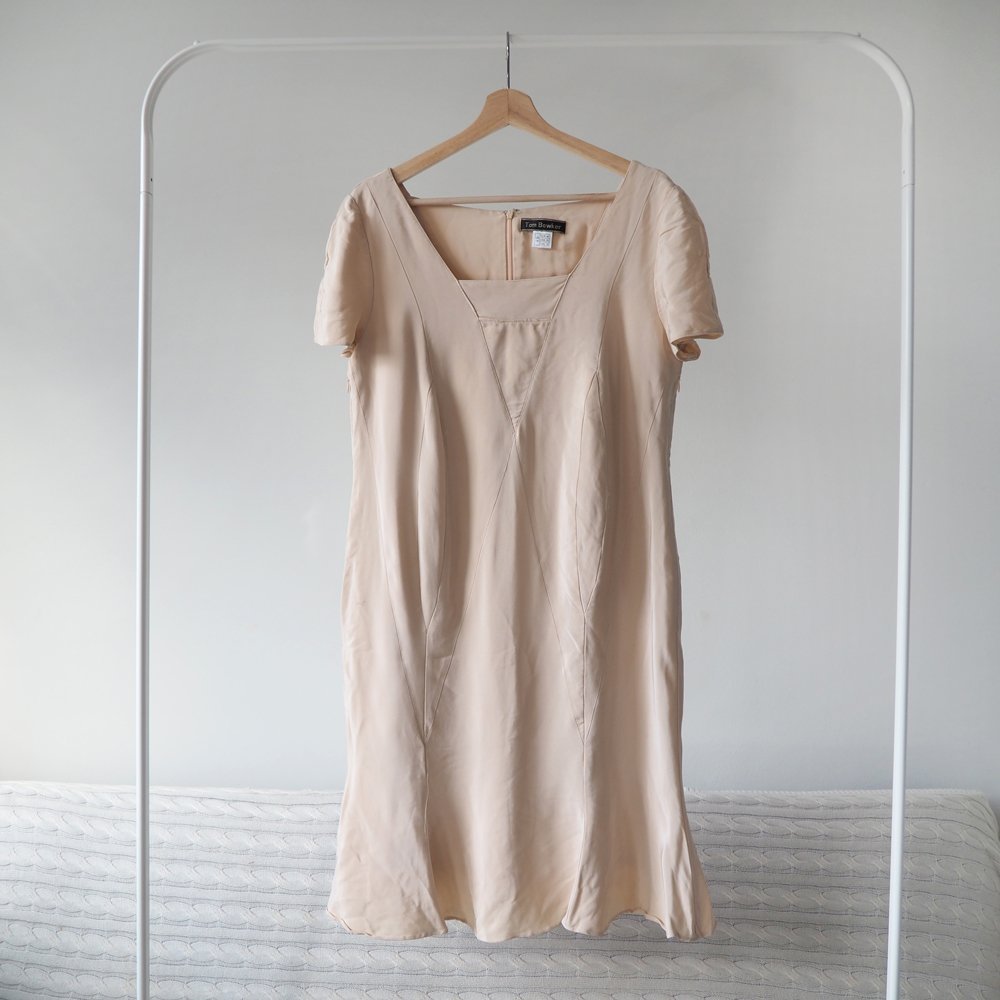 Tom Bowker silke beige klänning .. (420274703) ᐈ Tom Bowker silke beige klänning .. (420274703) ᐈ