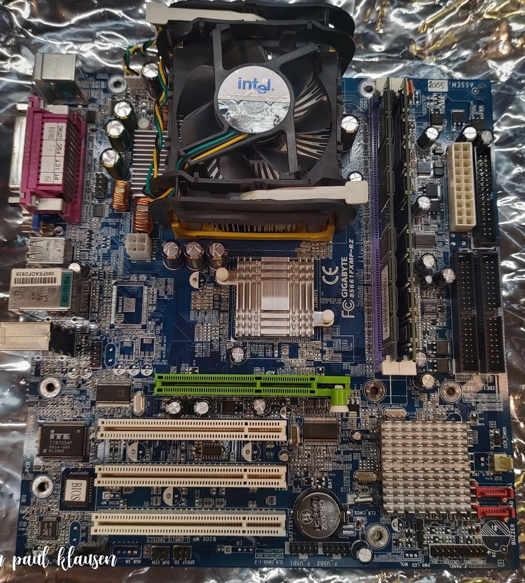 Gigabyte 8S661FXMP-RZ socket 478 Intel P4 3GHz .. | Köp på Tradera ...