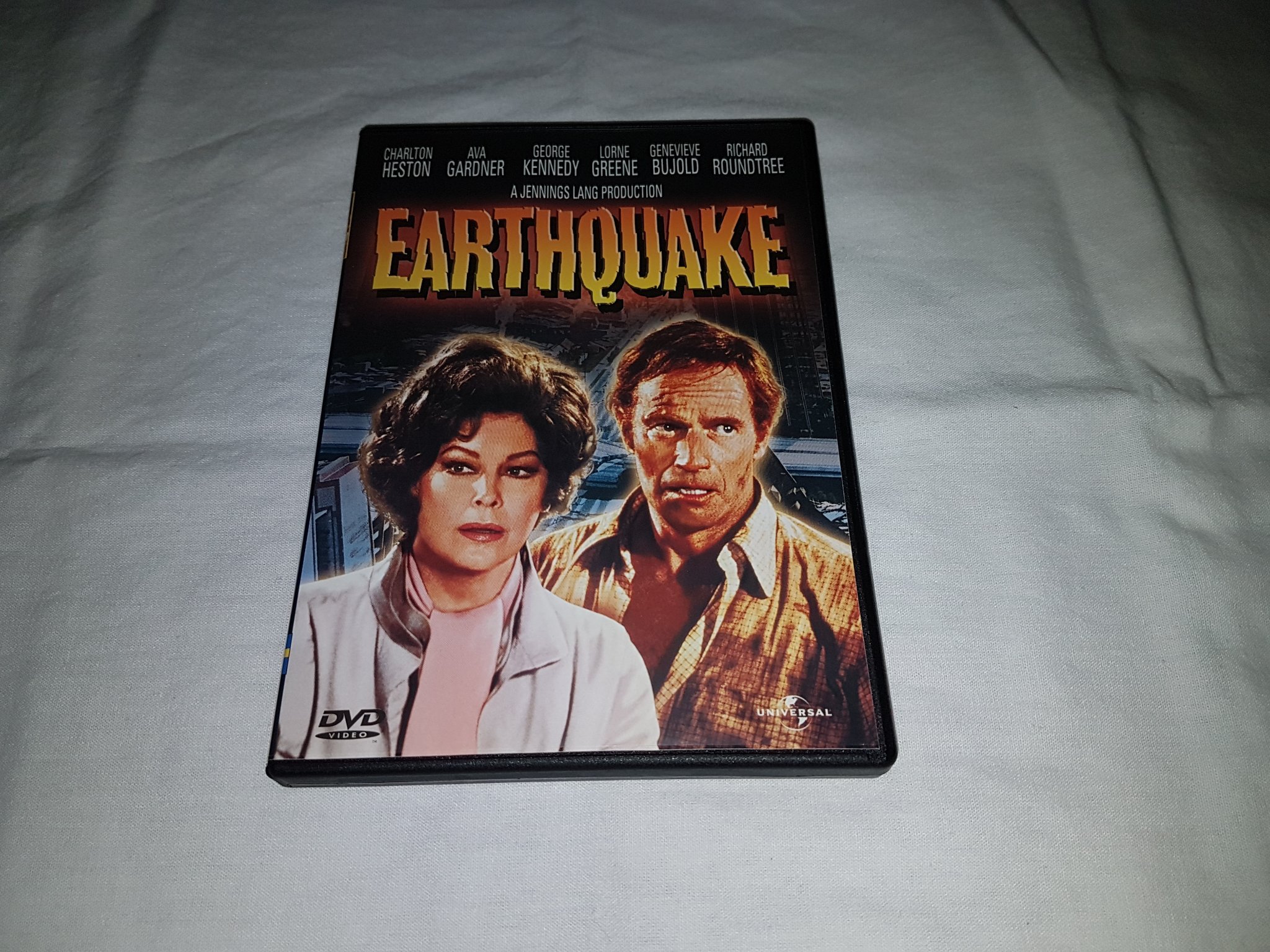 *Jordbävningen (Earthquake) - Charlton Heston (DVD)*NYSKICK/UTGÅTT*