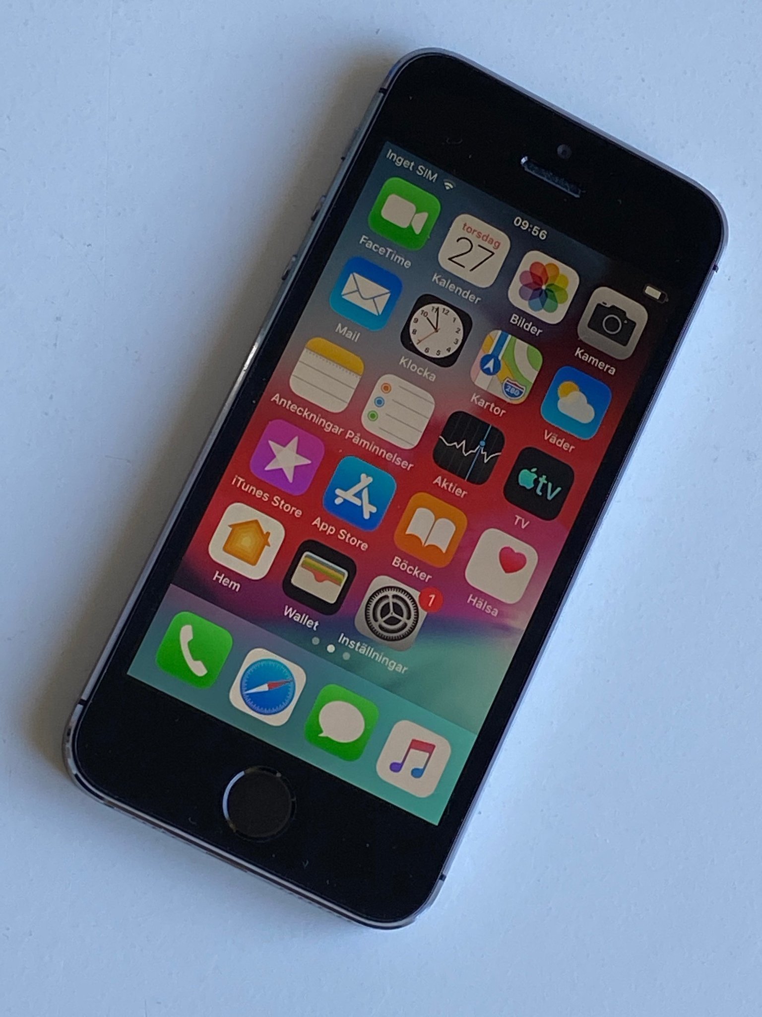 iPhone 5S Rymdgrå 16GB Olåst