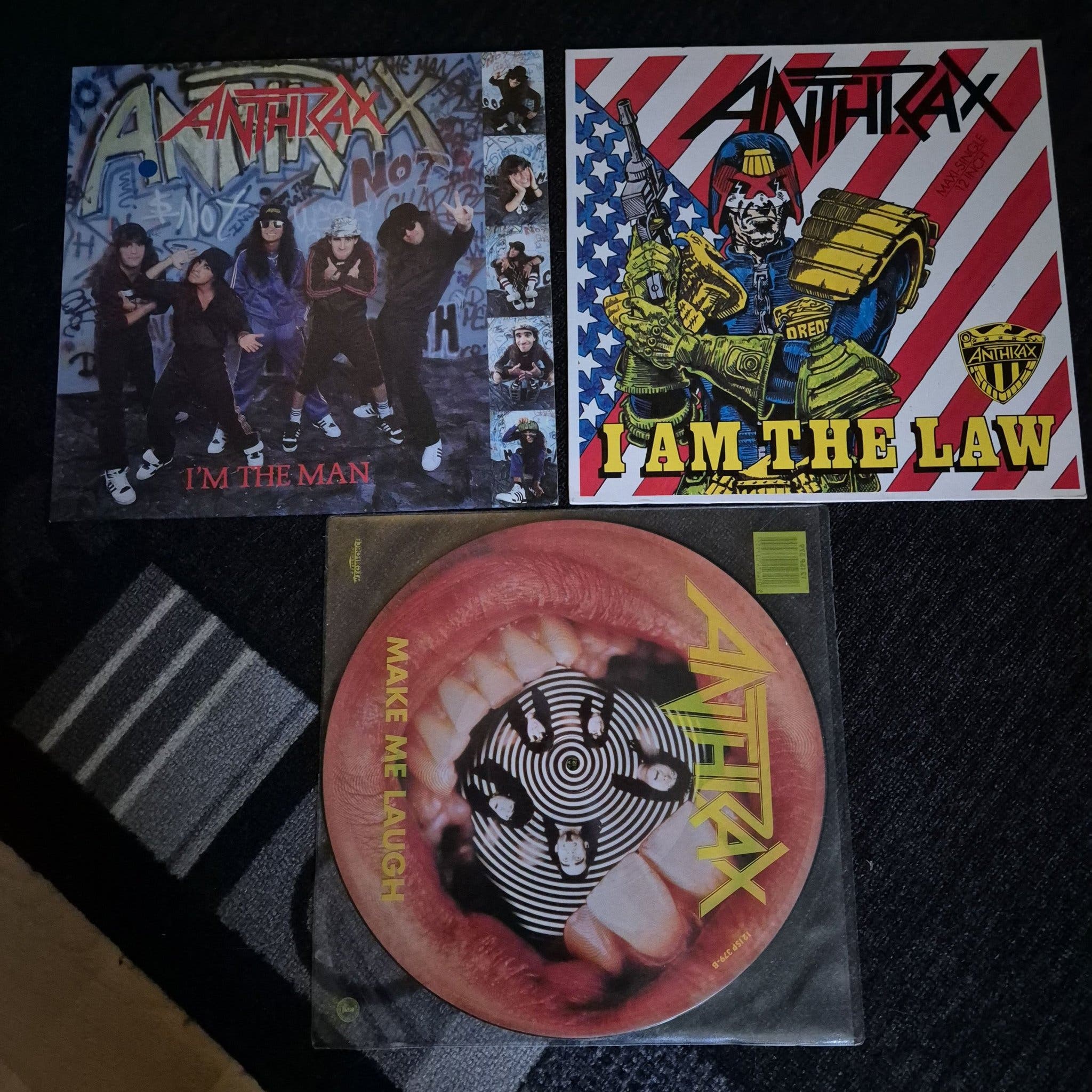 Anthrax - I'm The Man, I Am The Law, Make Me La.. | Köp på Tradera