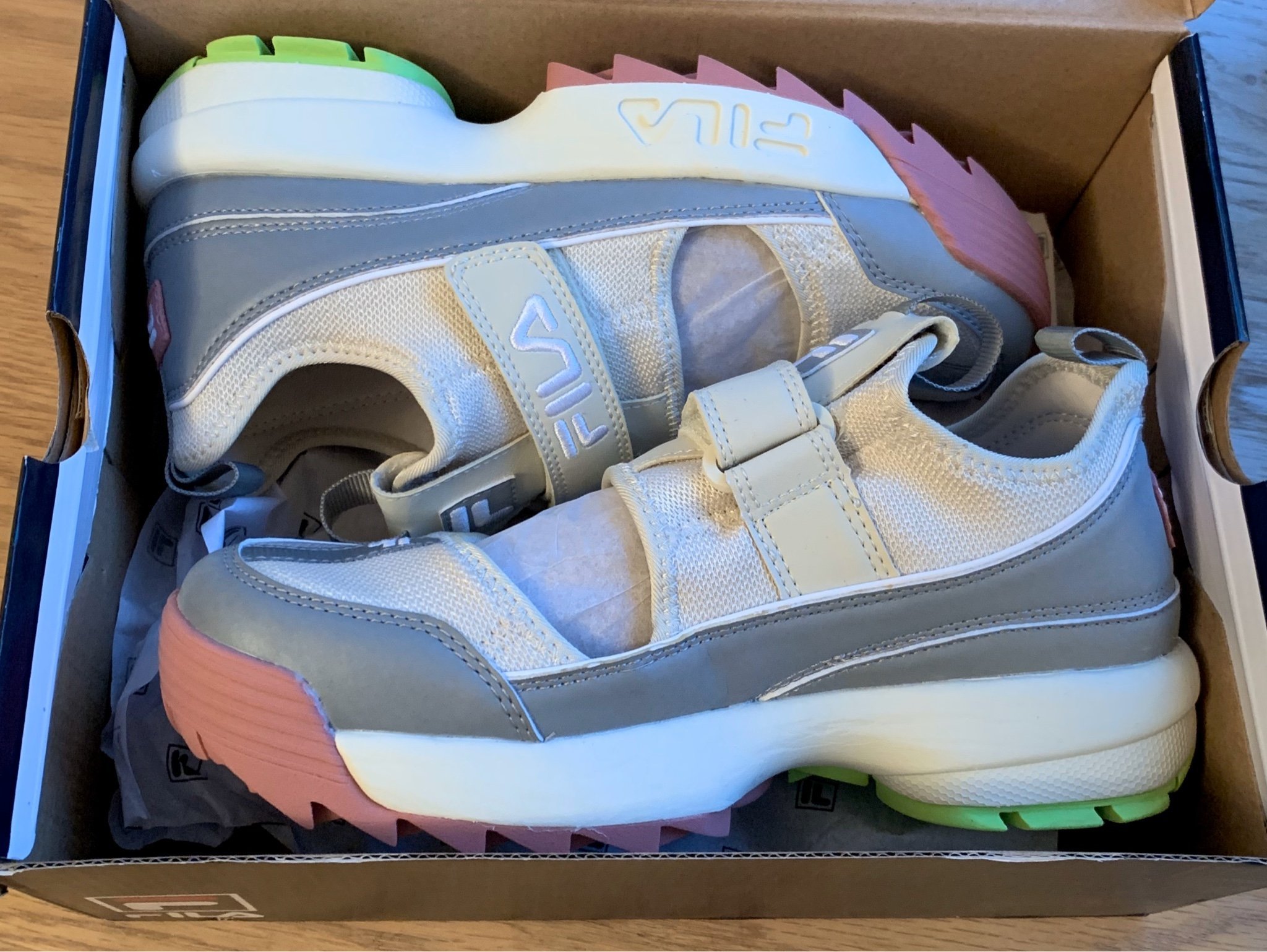 fila disruptor half sandal