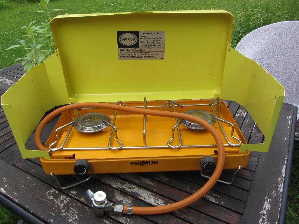 Primus Gasolkök Campingkök Retro Vintage Gul