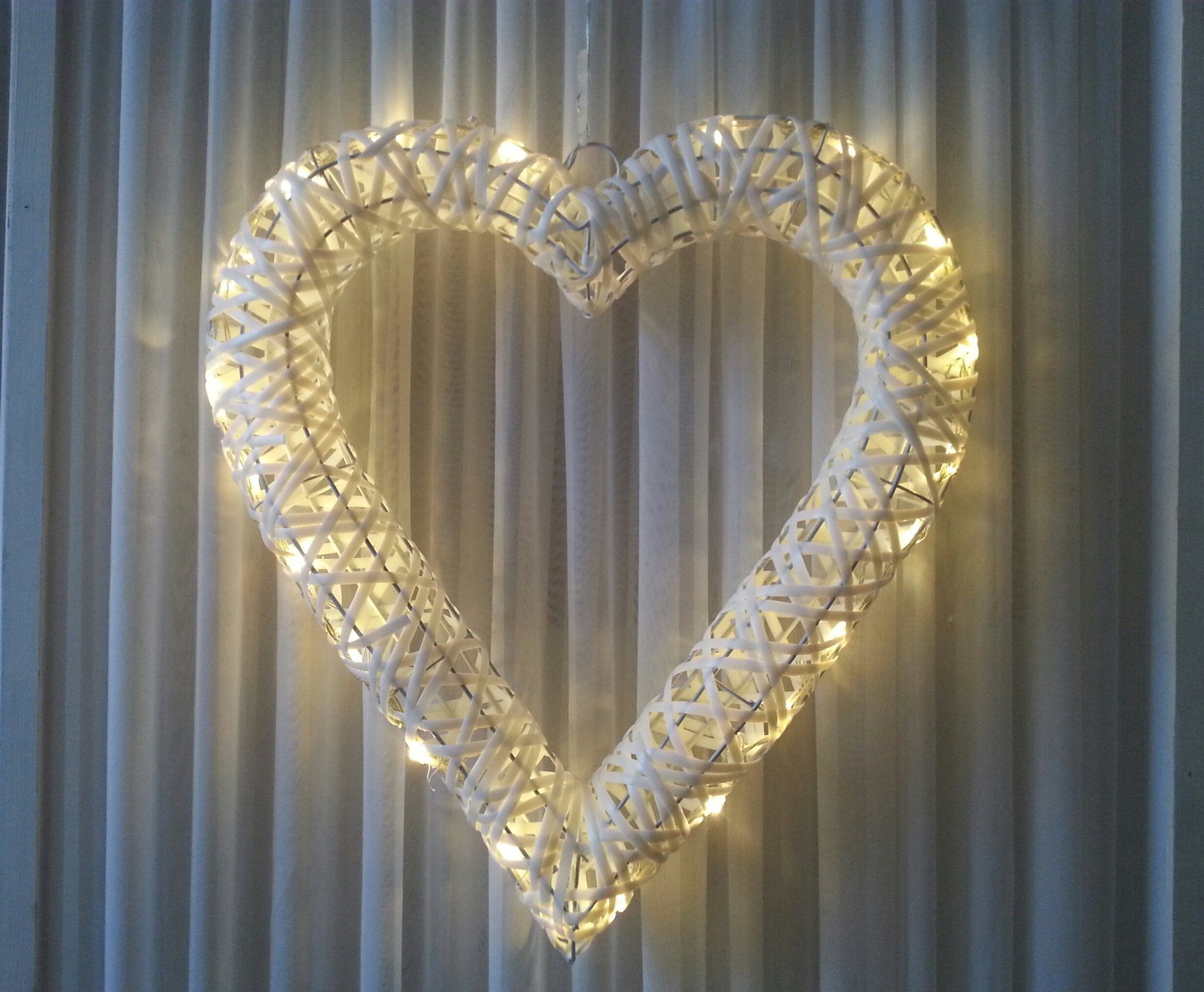 Ljuvligt led hjÃrta lampa fönsterlampa belysning fransk lantstil ...
