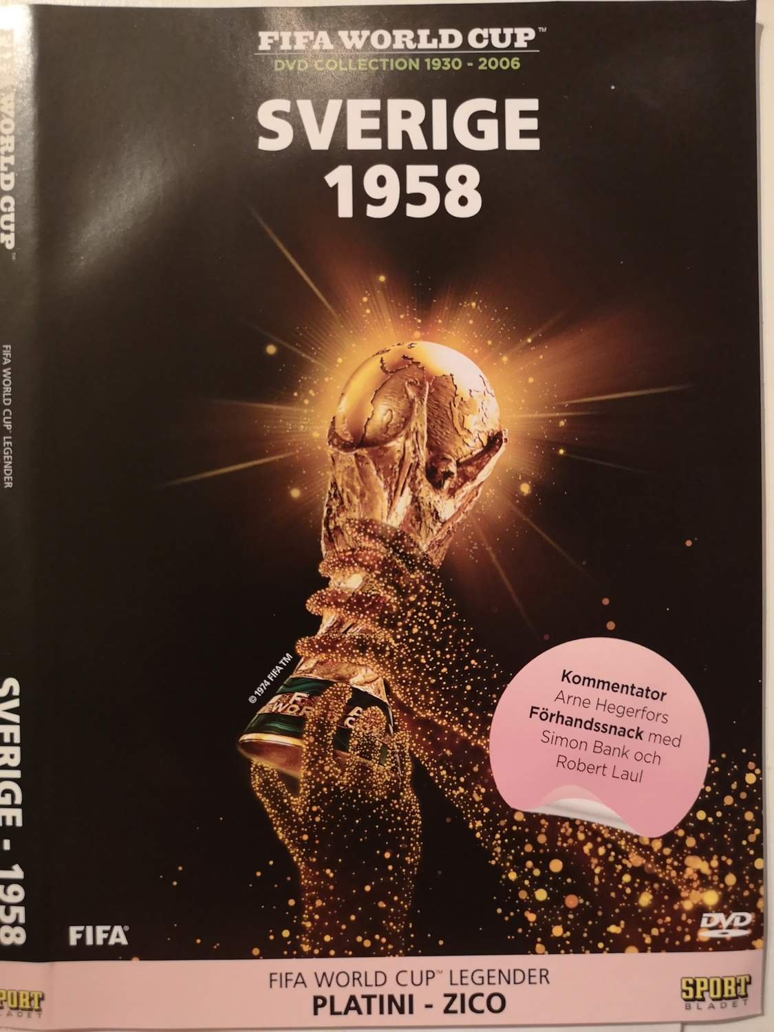 FIFA WORLD CUP SVERIGE 1958 (383680098) Köp på Tradera