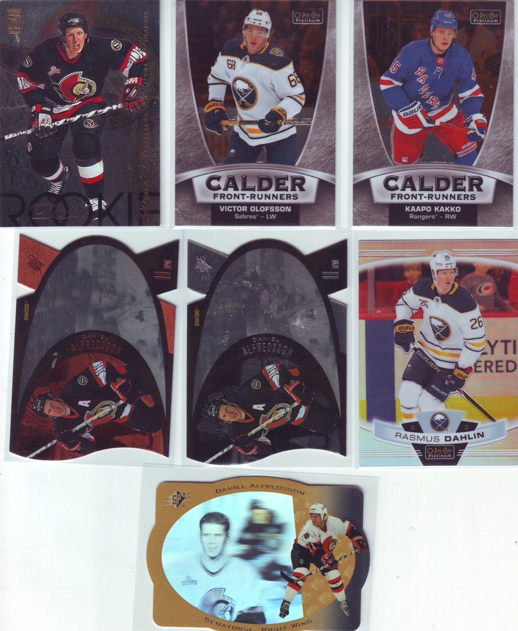 1997-98 SPX #34 Daniel Alfredsson Ottawa Snyggt