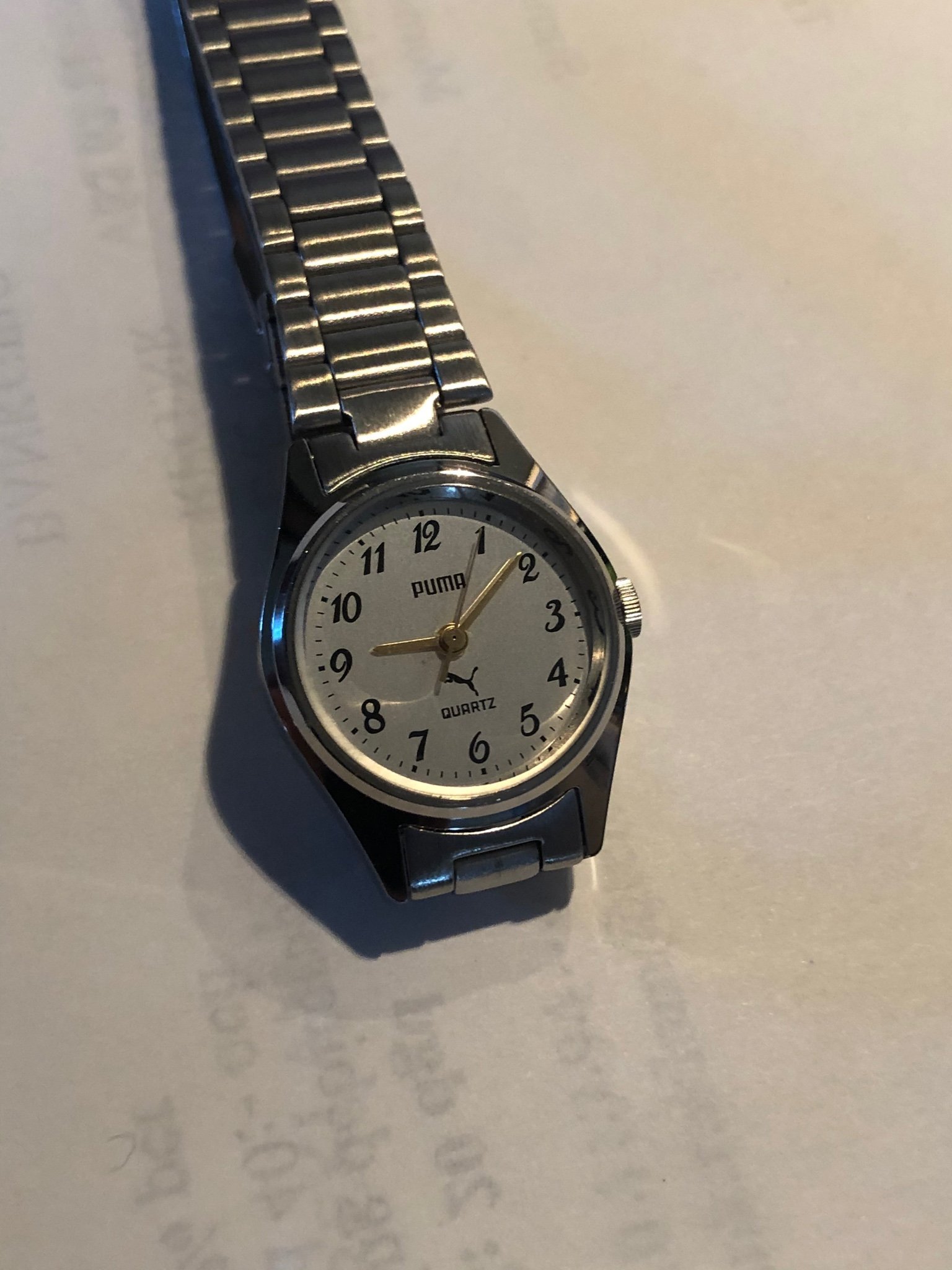 puma quartz watch