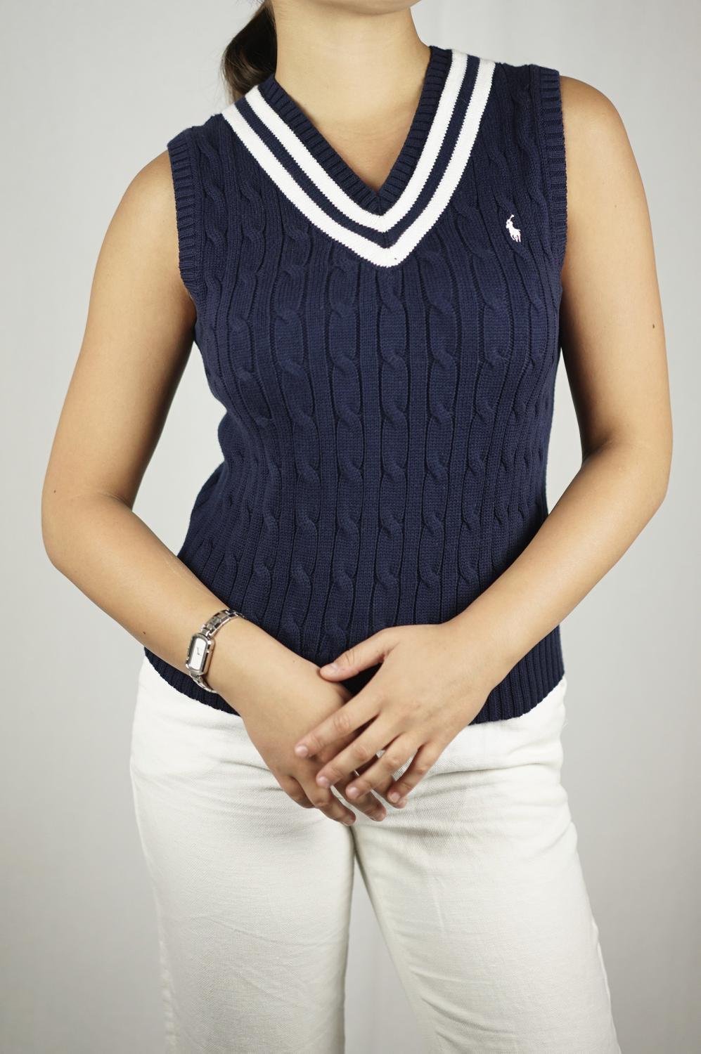 ralph lauren sleeveless sweater