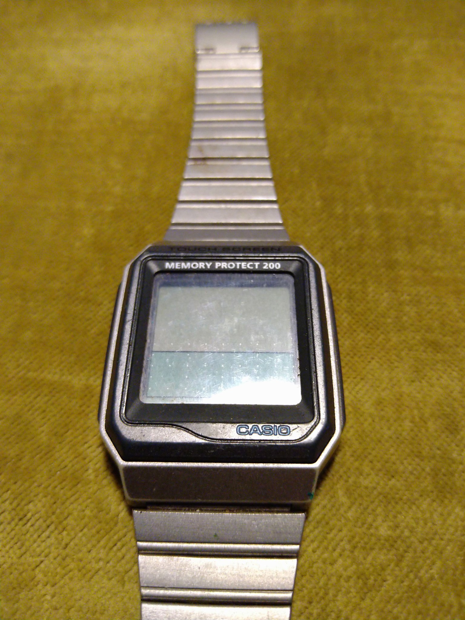 casio touch screen wrist watch