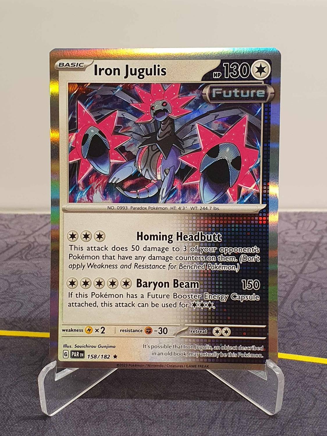 IRON JUGULIS 158/182 Holo Rare Paradox Rift.. Köp på Tradera