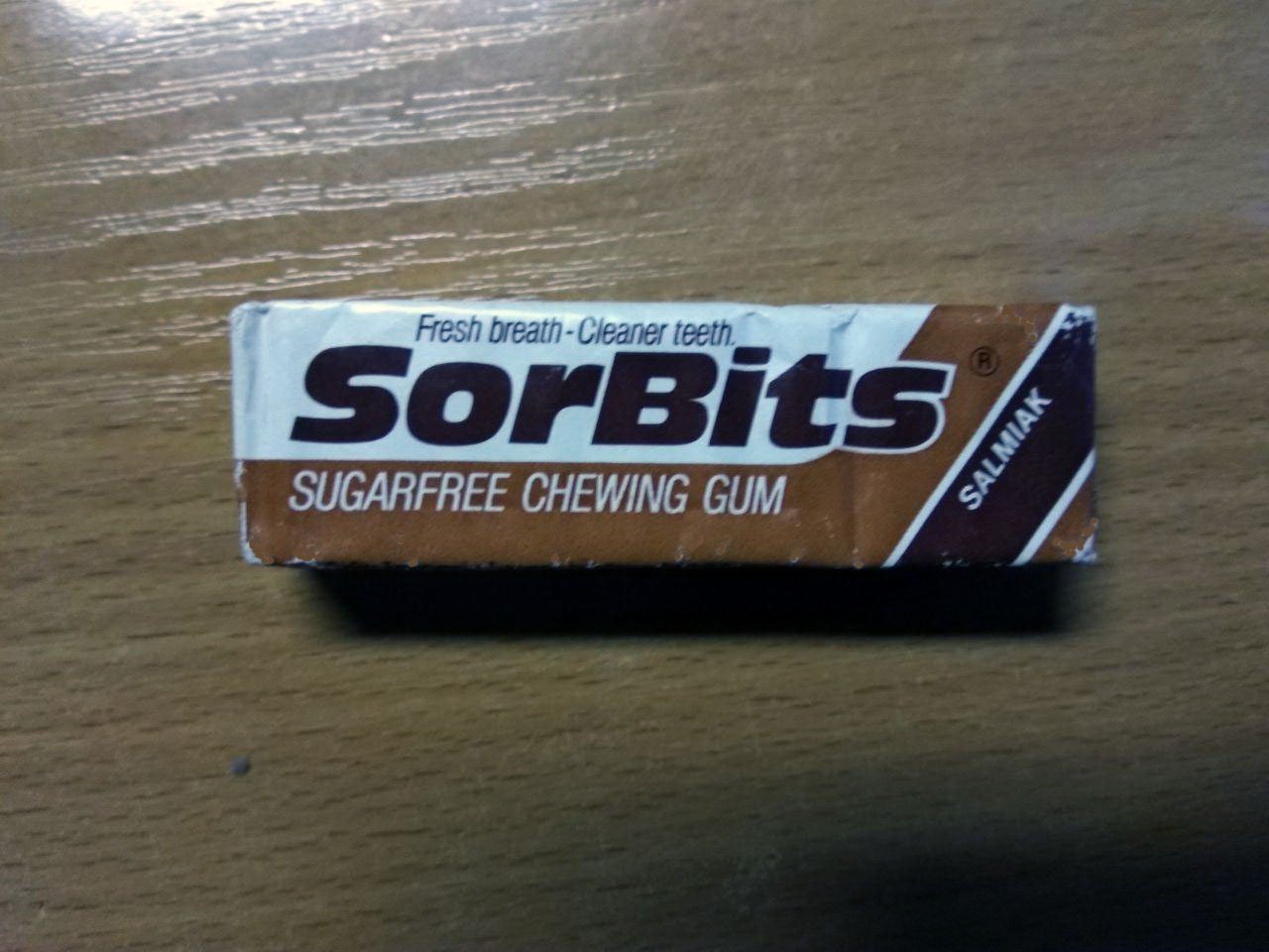 Vintage tuggummi SorBits (original)