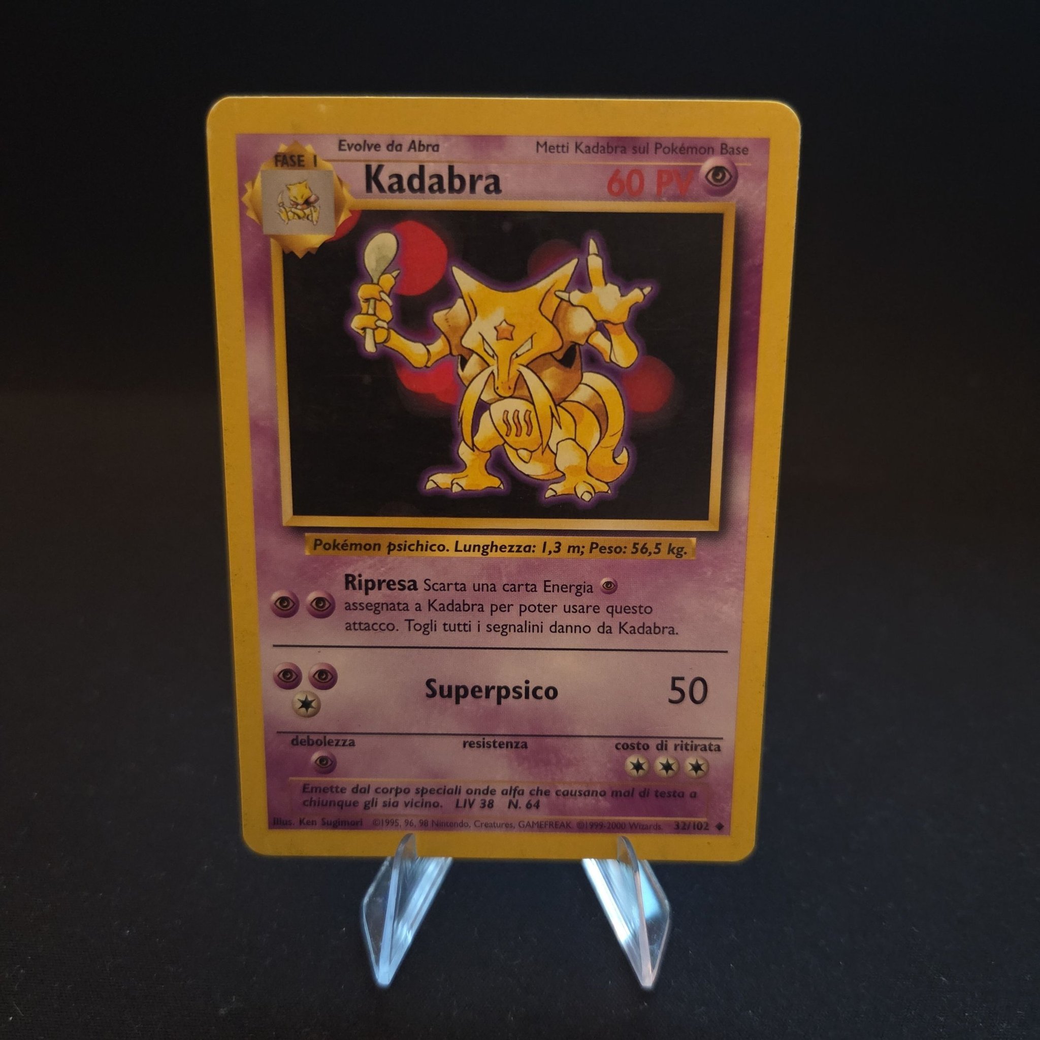 Se produkter som liknar Kadabra 32/102 Base set Pokem.. p Tradera  (727185448)