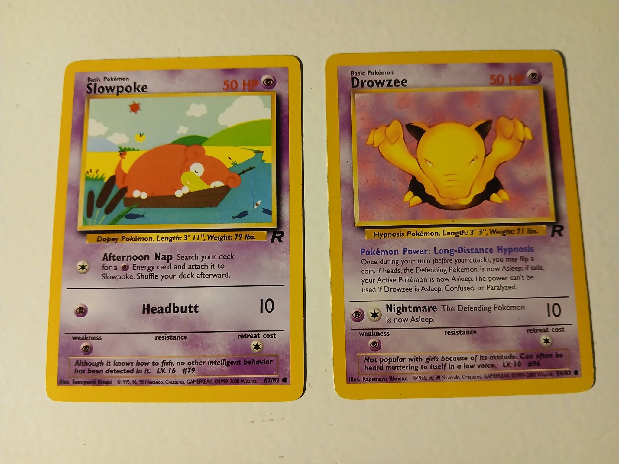 Pokmonkort -Team Rocket, Drowzee 54/82 + Slowp.. | Kp p Tradera  (728859477)